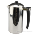 Coffee French press with silicone handle